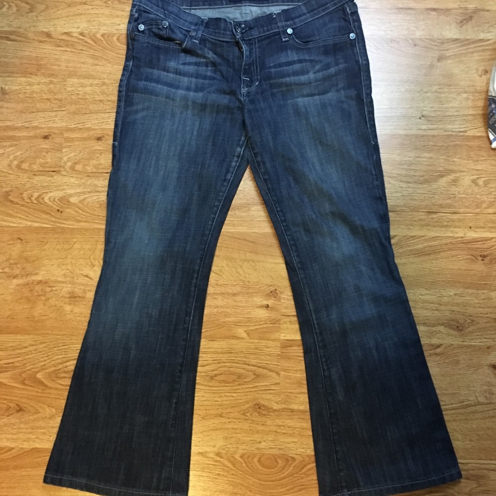 Rock & Republic Jeans 31 Dark Flares Whisker